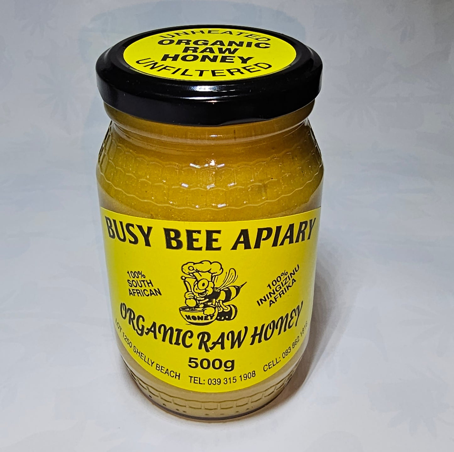 500g Raw Organic Honey